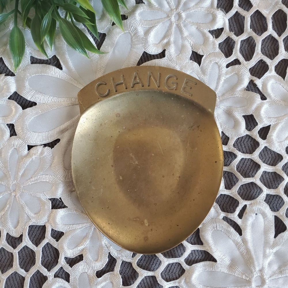 VINTAGE | Brass Change Dish